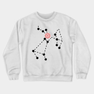 Uttara Ashadha Nakshatra Hindu Vedic Sidereal Astrology Constellation Crewneck Sweatshirt